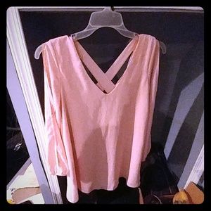 Light pink crossback dress
